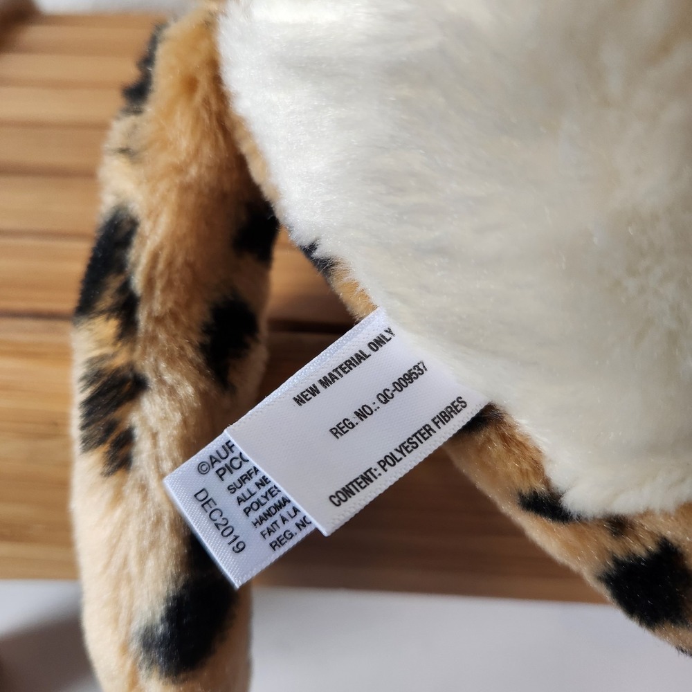 2019 Aurora‎ Destination Nation Sitting Leopard Plush Stuffed Animal 10 in Tall - Picture 8 of 12